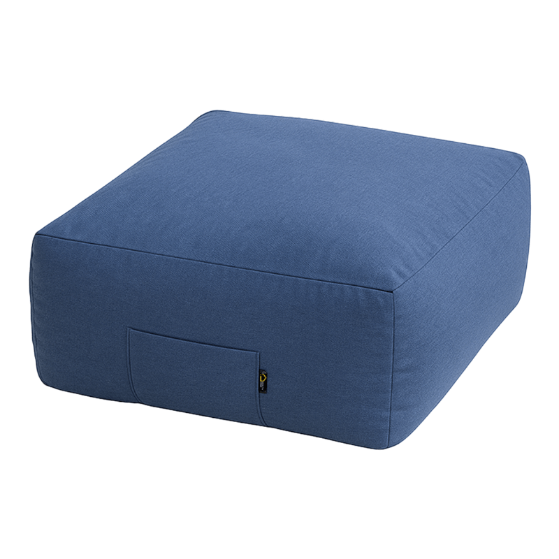 เบาะนั่งทรงสี่เหลี่ยม RENITA HOME รุ่นTOFU POUF สีกรม